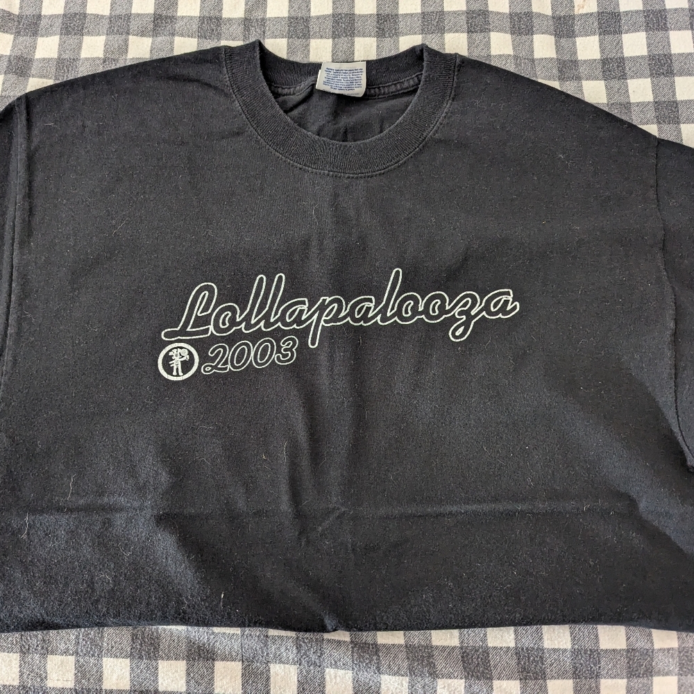 Lollapalooza 2003 Tour Tee Shirt